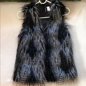 H&M fur vest
